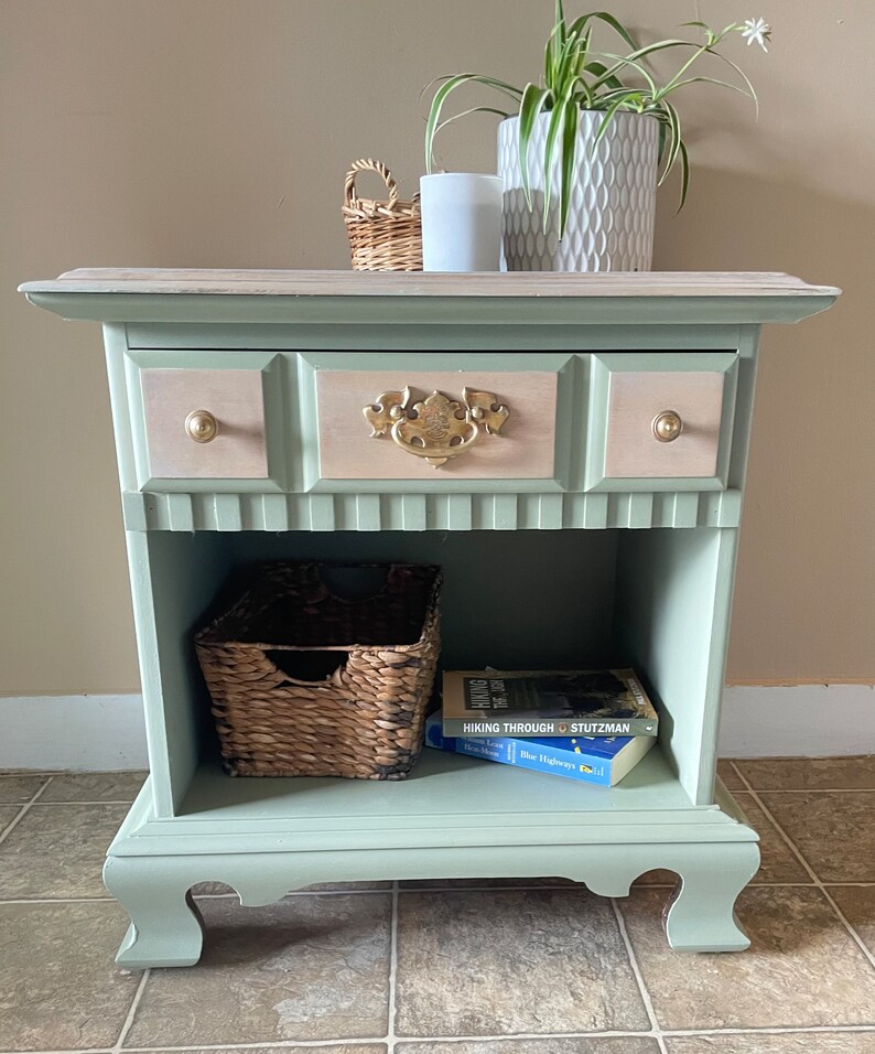Refinished Nightstand Etsy
