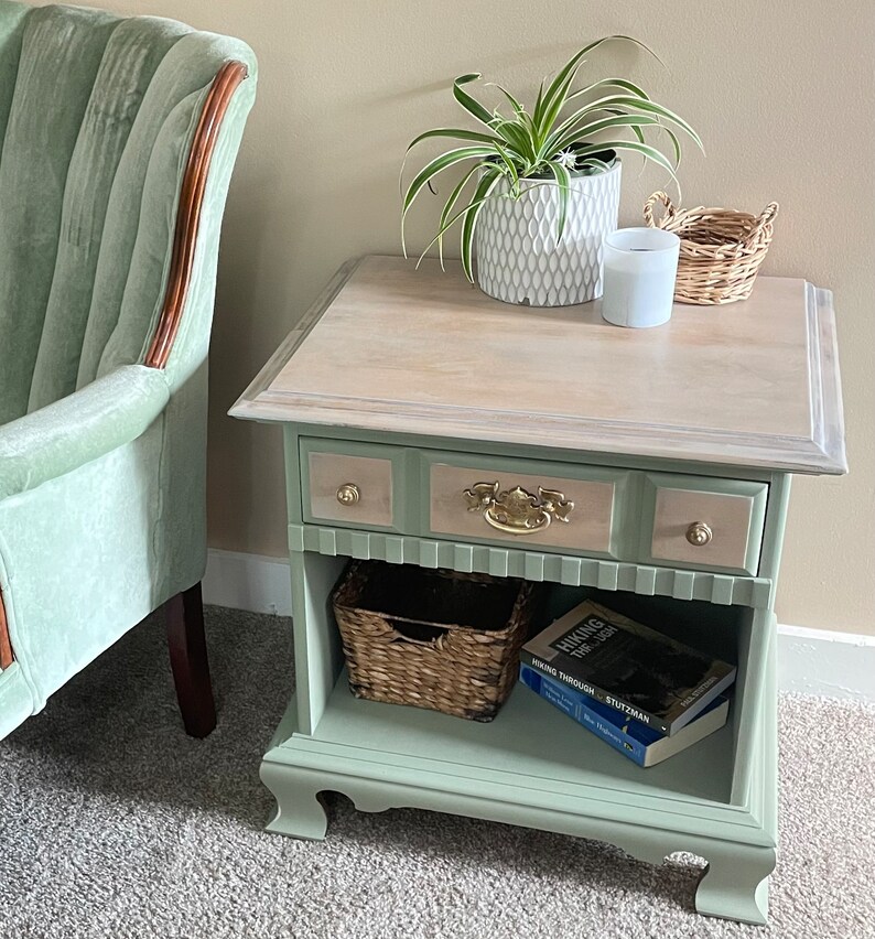 Refinished Nightstand Etsy