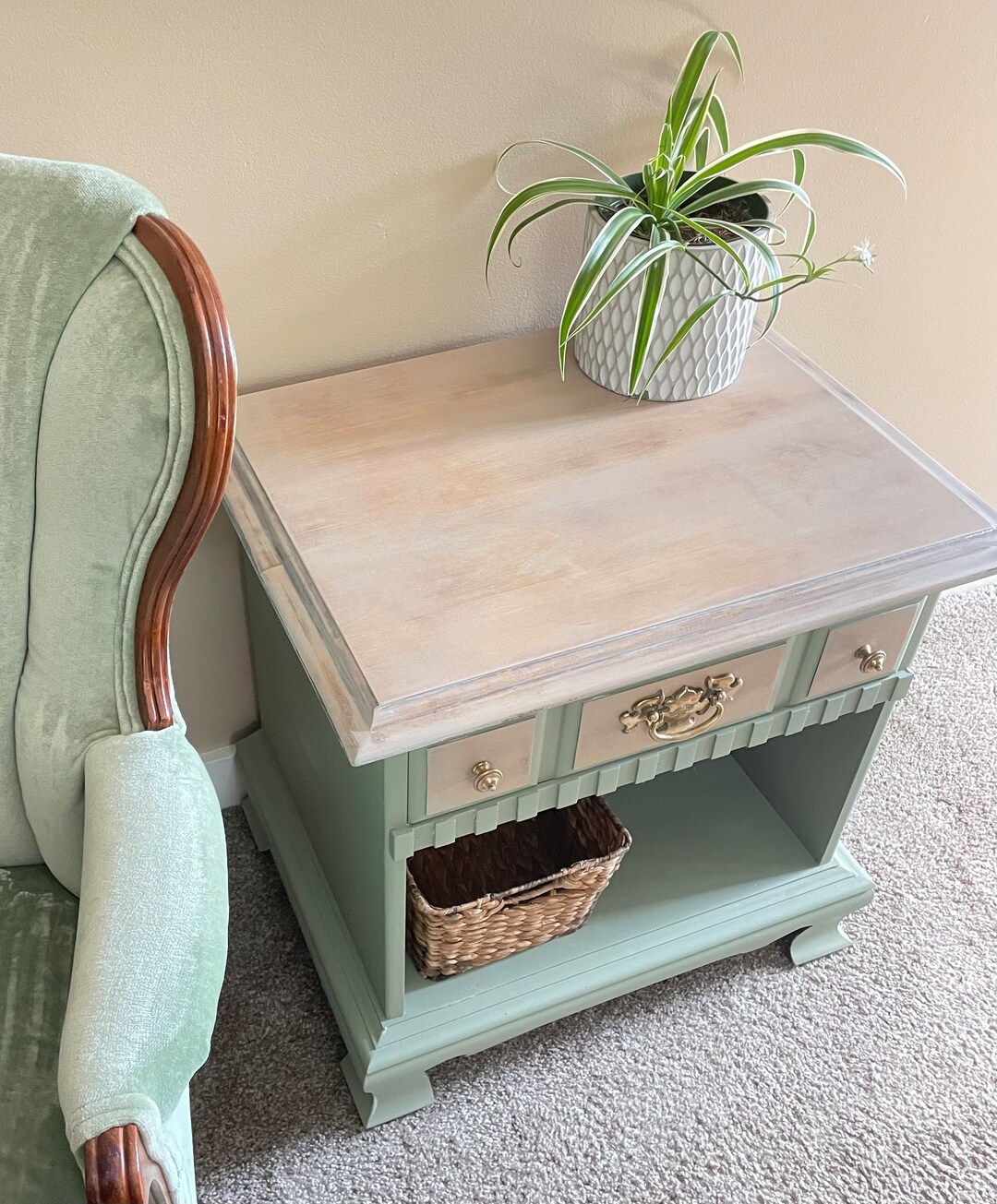 Refinished Nightstand Etsy