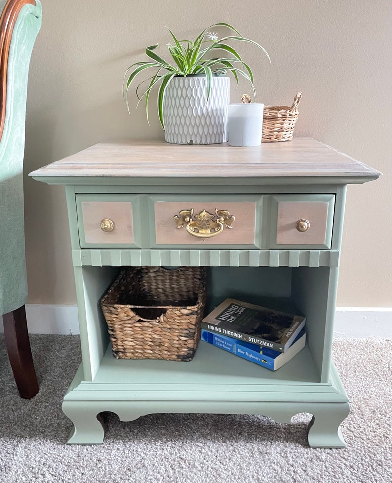 Refinished Nightstand Etsy