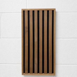 Handmade Solid Wood Acoustic Diffuser Panels, Luxury Sound Diffusion Wall Panels Studio, Home Office, home cinema