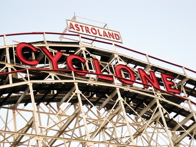 Coney Island Cyclone Photo PrintNYCNew YorkRoller image 1