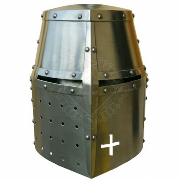 Halloween Templar Crusaders′ Great Helm Knight Armor Helmet Greek Spartan Roman Birthday Gift