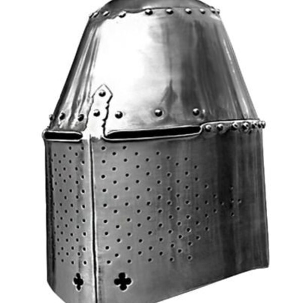 Medieval Templar Crusaders′ Great Helmet Knight Armor Helmet Greek Spartan Roman Birthday Gift