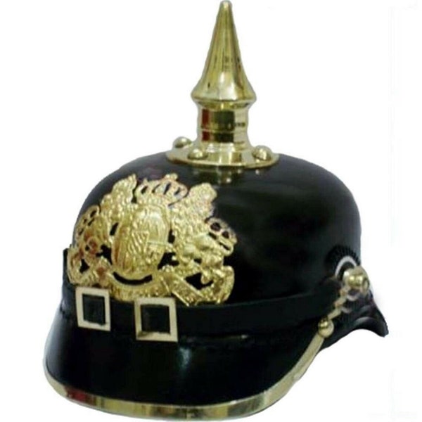 Black German Pickelhelm Imperial Prussian Helmet German Helmet Best gift for him