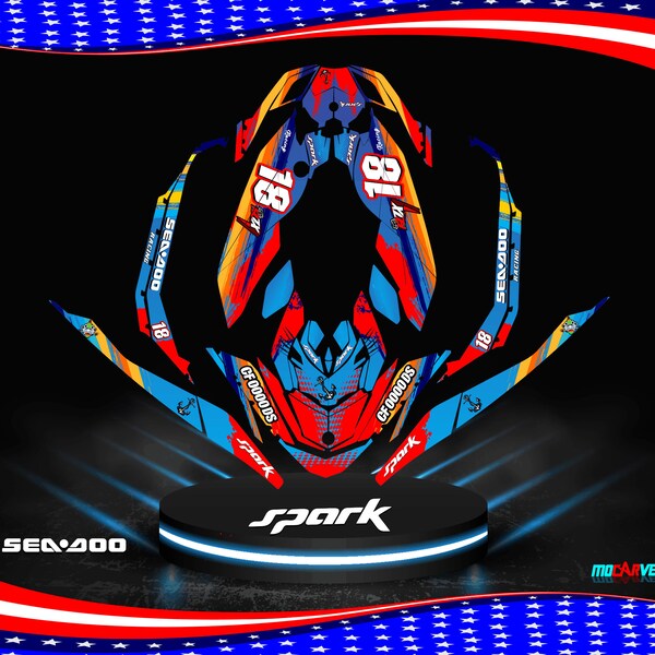 Sea Doo Decals Kit - Etsy