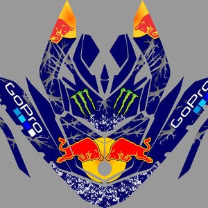 Fits SEA DOO SPARK Trixx 2 Up + 3up Graphics Kit Decals Spark Stickers Jet Ski image 2