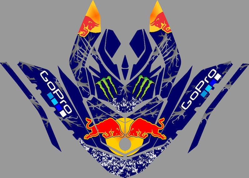 Fits SEA DOO SPARK Trixx 2 Up + 3up Graphics Kit Decals Spark Stickers Jet Ski image 2