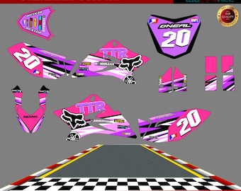 Fits Yamaha TTR 50 2006 to 2025 graphics kit stickers decals ttr 50