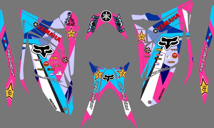 YAMAHA RAPTOR 700 700R graphics sticker kit 2013 -2022 #4444 Blue EUR 168,15 - PicClick DE YAMAHA RAPTOR 700 700R graphics sticker kit 2013 -2022 #4444 Blue EUR 168,15 - PicClick DE