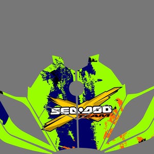 Fits SEA DOO SPARK Trixx 2 Up + 3up Graphics Kit Decals Spark Stickers Jet Ski imagen 6