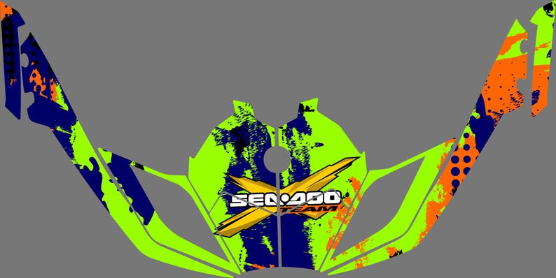 Fits SEA DOO SPARK Trixx 2 Up + 3up Graphics Kit Decals Spark Stickers Jet Ski imagen 6