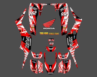 Honda TRX 400 99 07 graphic kit trx400ex stickers decal kit graphics