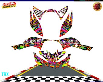 Kit Graphics Premium For Honda TRX 400EX 2008 to 2012 Stickers Decals Atv