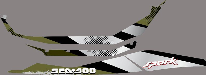 Kit déco autocollant Spark pour jet ski SEA DOO SPARK Trixx 2 et 3 places image 6