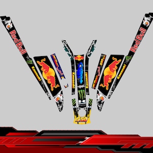 Jetski graphics kit Sticker sticker compatibel met kawasaki 550 sx boat wrap