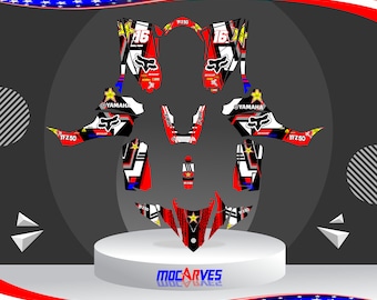 Graphic Kit for Yamaha YFZ 50 YFZ50 ALL YEARS stickers decal kit graphic atv
