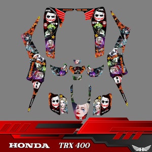 Kit graphics for Honda TRX 400 1999 to 2007 trx 400ex stickers decals Premium ATV