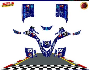 Yamaha Blaster 1988-2006   full graphics kit decals stickers atv