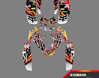 Yamaha Warrior 350 full graphics kit stickers decals atv
