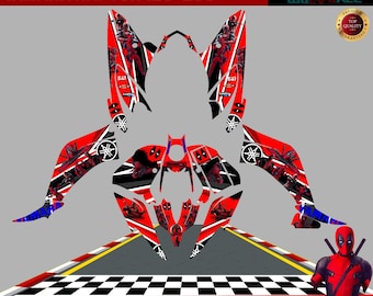 Graphics kit Premium Yamaha Raptor 125 250 Vinyl White 21"