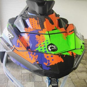 Fits SEA DOO SPARK Trixx 2 Up + 3up Graphics Kit Decals Spark Stickers Jet Ski imagen 2