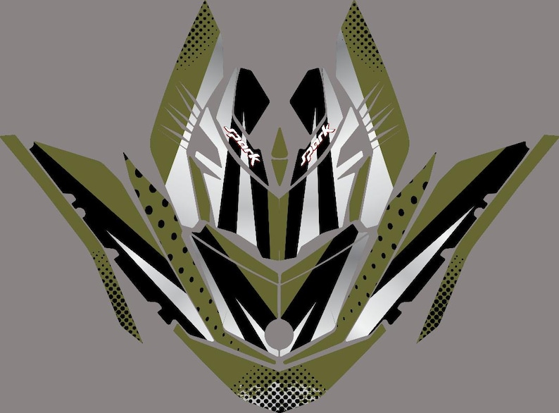 Kit déco autocollant Spark pour jet ski SEA DOO SPARK Trixx 2 et 3 places image 2