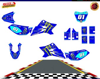 Fits Yamaha TTR 50 2006 to 2025 graphics kit stickers decals ttr 50