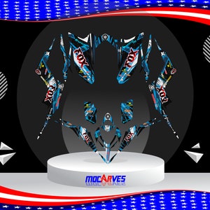 Fits Yamaha Raptor 700R Graphics Kit 2013 to 2024 Raptor700r Decals stickers atv