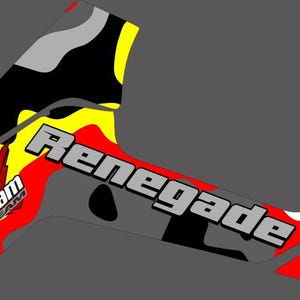 CAN-AM Renegade 500 800r 800x 1000 Graphics Kit Vinyl Renegade Stickers utv imagen 4