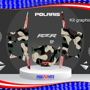 Fits Polaris RZR 1000xp Graphics Kit 2015 2016 2017 Decals Stikers UTV Decals