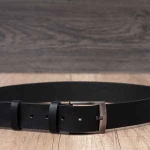 Leather Belt in multiple colors, Handmade, Classic Casual 100% Full Grain Leather Belt image 5