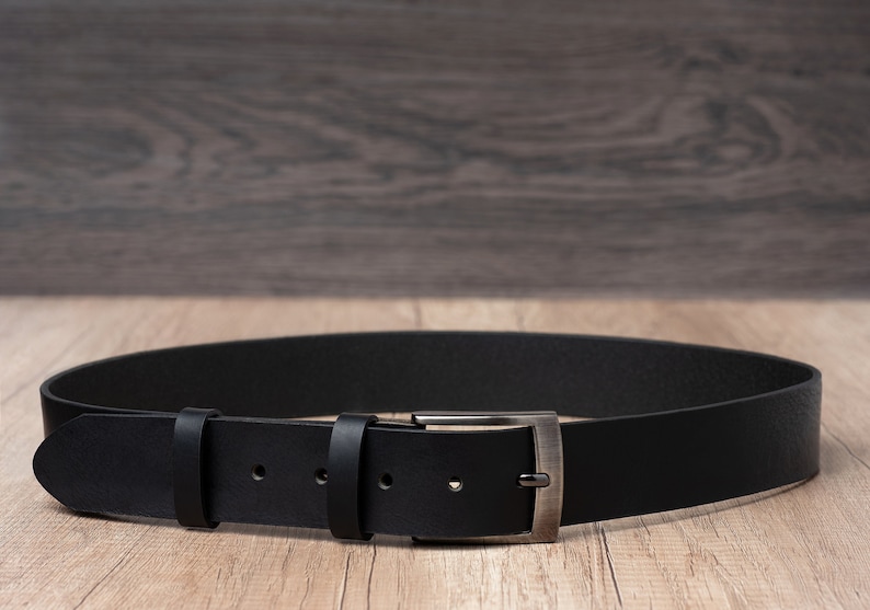 Leather Belt in multiple colors, Handmade, Classic Casual 100% Full Grain Leather Belt image 5