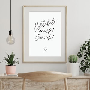 Hullabalo Caneck Caneck, Digital Print, Texas A&M, TAMU, Dorm Decor