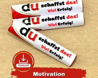 Download Duplo Banderole MOTIVATION Exam Encouragement Gift Final Exam Exam School Exam Motivation You can do it