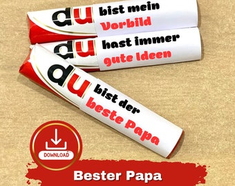 Download Duplo banderole BEST PAPA gift father father's day father's day gift birthday gift idea DIY personal gifts