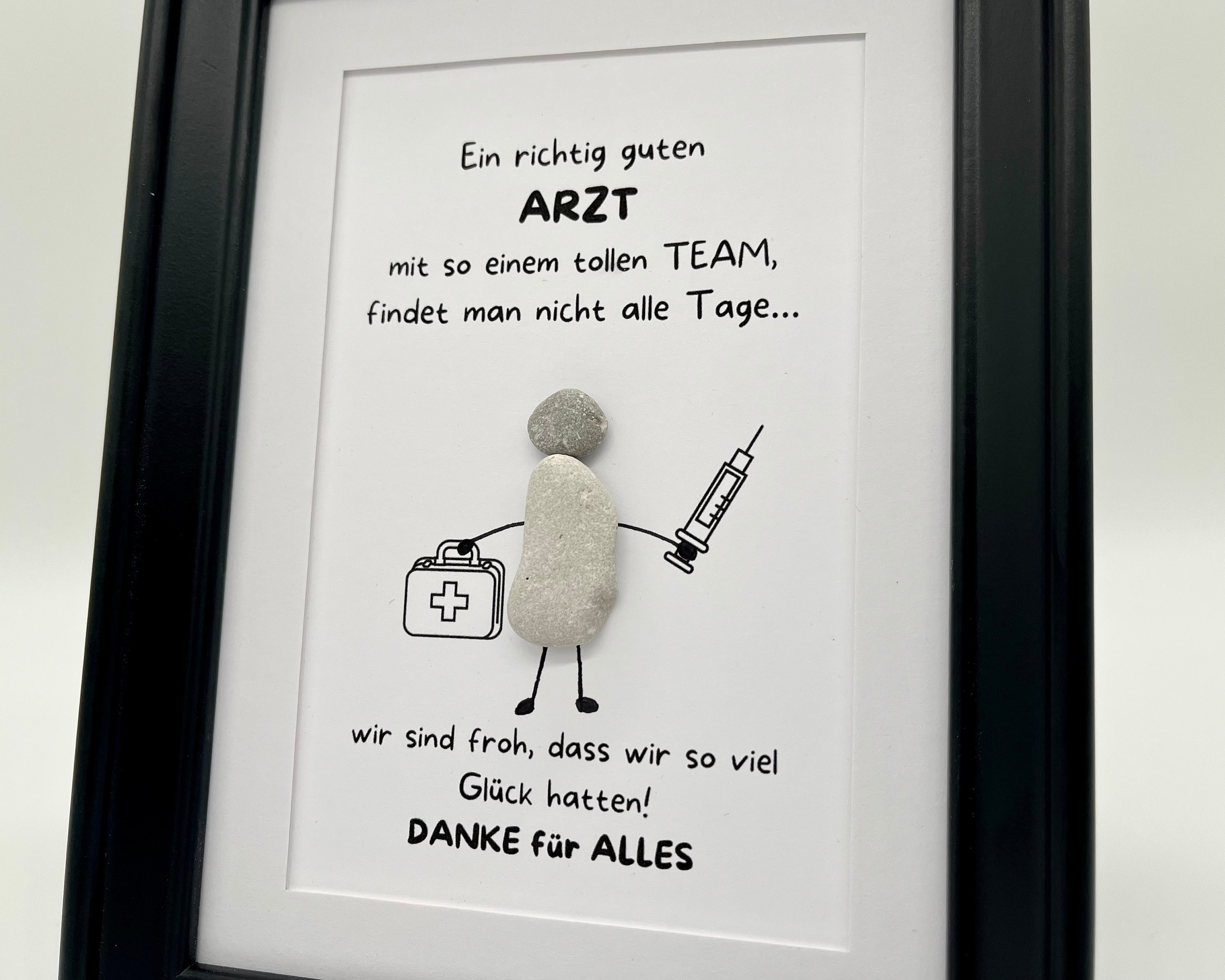Steinbild Arzt Oberarzt Arztpraxis Kinderarzt Geschenk Arzthelferin