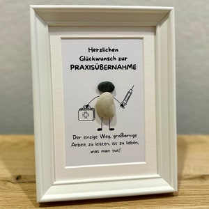Practice takeover gift stone picture | Doctor gift idea doctor&#39;s office pediatrician doctor gift doctor general practitioner practice nurse