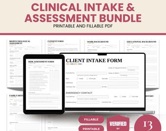 Salgbc Forms.pdf Therapy Intake Forms Bundle | Fillable Clinical Assessment PDF - Etsy