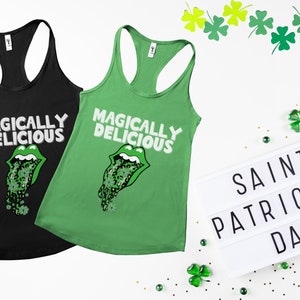 St Paddys Day Tank Top Shirts, St Patricks Day Women Shirt, Sexy St Patricks Day Racerback, Funny Irish TShirt, Lucky Saint Patricks Day Top