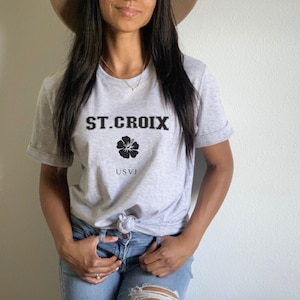 St Croix USVI Shirt, Cruzan Travel Souvenir, Virgin Islands Family Vacation Shirts, Caribbean Pride T-Shirt, Heritage Gift,Girls Cruise Trip