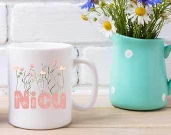 NICU Nurse Coffee Mug, NICU Nurse Appreciation Gift, Neonatal Intensive Care Unit,Neonatal ICU Tea Cup,Mother Baby Nursing Student Grad Gift
