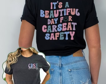 Customized CPST Tshirt, Custom Child Passenger Safety Tech Shirt, Personalized CPS Tee, Child Life Tech Appreciation Gift, Safety Technician