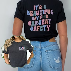 T-shirt CPST personnalisé, T-shirt technique personnalisé pour la sécurité des enfants passagers, T-shirt CPS personnalisé, Cadeau de remerciement pour la vie des enfants, Technicien de la sécurité