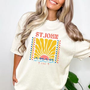 St John USVI Shirt | Caribbean Souvenir, Island Vacation TShirt, Family Cruise Trip Tee
