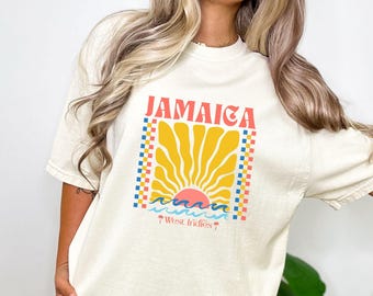 Jamaica Shirt, Jamaica Souvenir, Jamaican Heritage TShirt, Jamaica Caribbean Island T-Shirt, West Indian Mom Gift, Family Cruise Trip Tee