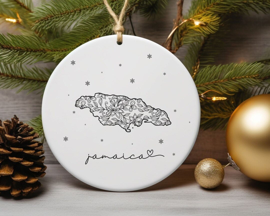 Jamaica Christmas Ornament 