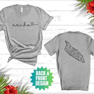 Aruba Shirt, Travel Souvenir TShirt, Aruban Family Vacation Shirts, Caribbean Pride T-Shirt,Heritage Gift for West Indian, Girls Cruise Trip