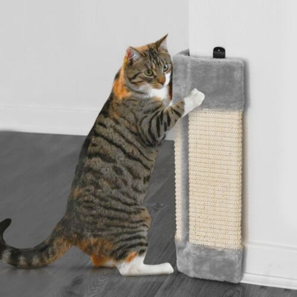 Natural Sisal Scratching Toy For Cats, Solid Wood Interactive Pet Toy
