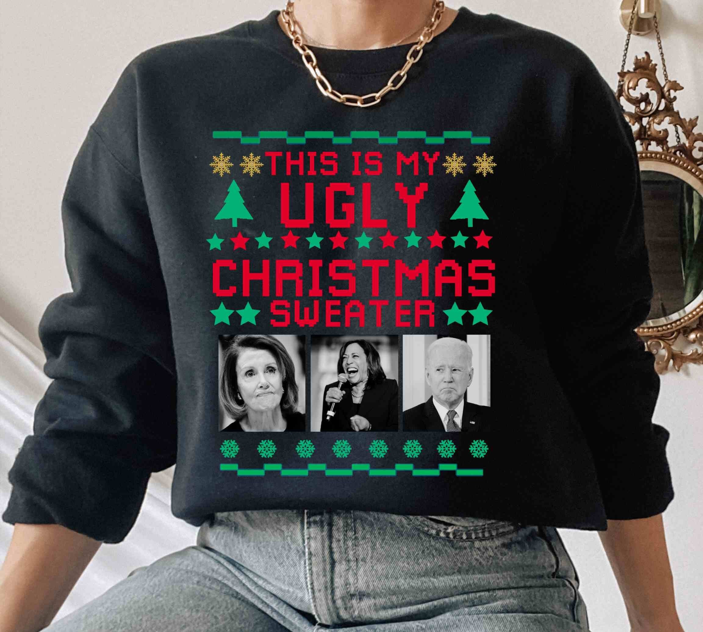 political ugly christmas sweater